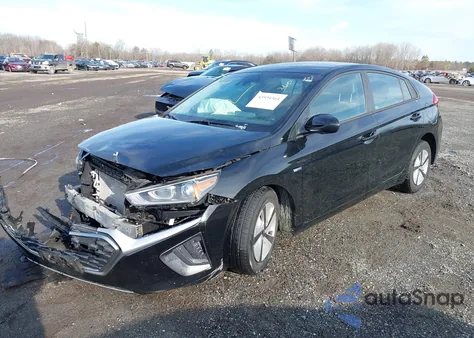 2020 Hyundai Ioniq Hybrid Blue from USA, damaged, VIN KMHC65LC5LU186447